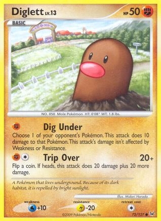 Diglett 072/127 - Platinum