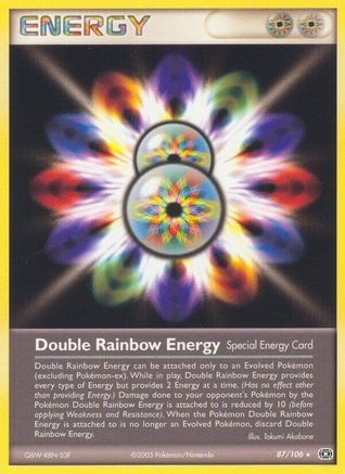 Double Rainbow Energy 087 - Emerald - Reverse Holofoil