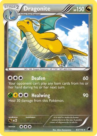 Dragonite 083/116 - Plasma Freeze Reverse Holofoil