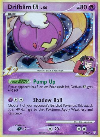 Drifblim FB 003/147 - Supreme Victors Holofoil