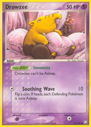 Drowzee 054/109 - Team Rocket Returns Reverse Holofoil