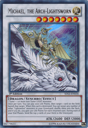 Michael, the Arch-Lightsworn [SDLI-EN036] Ultra Rare - Josh's Cards