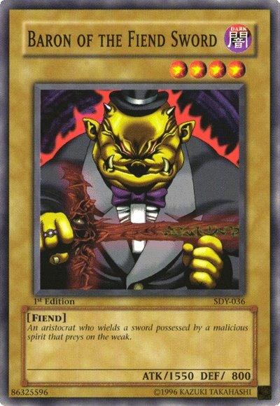 Baron of the Fiend Sword [SDY-036] Common - Josh's Cards