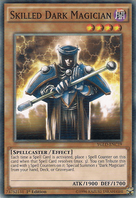 Skilled Dark Magician [YGLD-ENC19] Common - Josh's Cards
