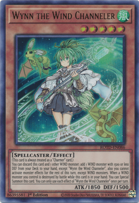 Wynn the Wind Channeler [ROTD-EN086] Ultra Rare - Josh's Cards