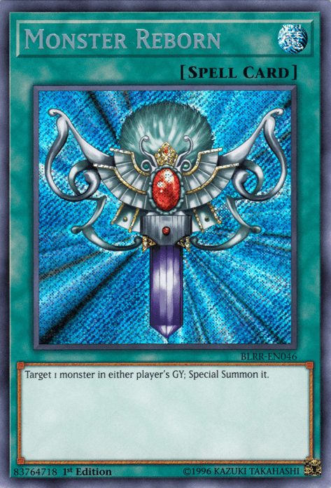 Monster Reborn [BLRR-EN046] Secret Rare - Josh's Cards