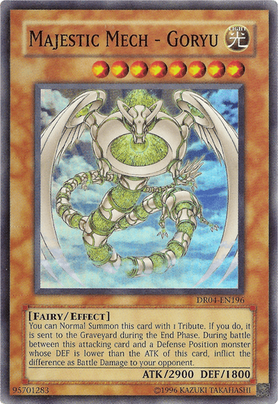 Majestic Mech - Goryu [DR04-EN196] Super Rare - Josh's Cards