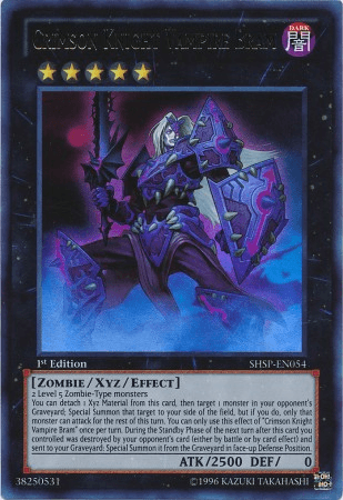 Crimson Knight Vampire Bram [SHSP-EN054] Ultra Rare - Josh's Cards