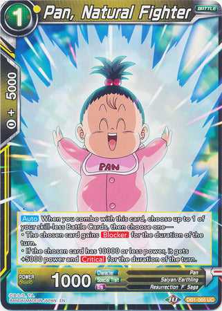 Pan, Natural Fighter (DB1-065) [Dragon Brawl] Parallel Foil
