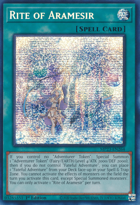Rite of Aramesir [MP23-EN264] Prismatic Secret Rare - Josh's Cards