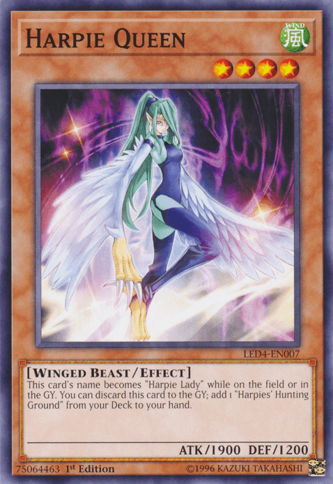 Harpie Queen [LED4-EN007] Common - Josh's Cards