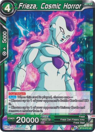 Frieza, Cosmic Horror (BT10-072) [Rise of the Unison Warrior 2nd Edition] Parallel Foil