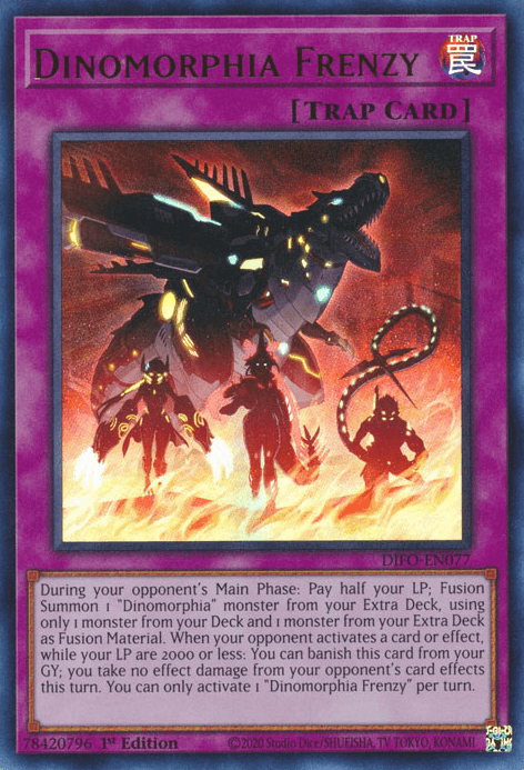 Dinomorphia Frenzy [DIFO-EN077] Ultra Rare - Josh's Cards