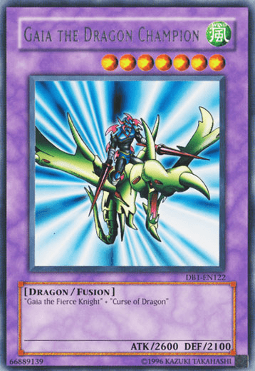 Gaia the Dragon Champion [DB1-EN122] Rare - Josh's Cards