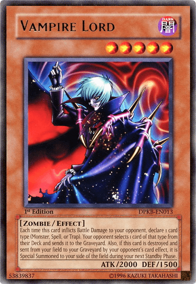 Vampire Lord [DPKB-EN013] Rare - Josh's Cards