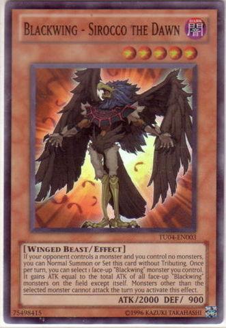 Blackwing - Sirocco the Dawn [TU04-EN003] Super Rare - Josh's Cards