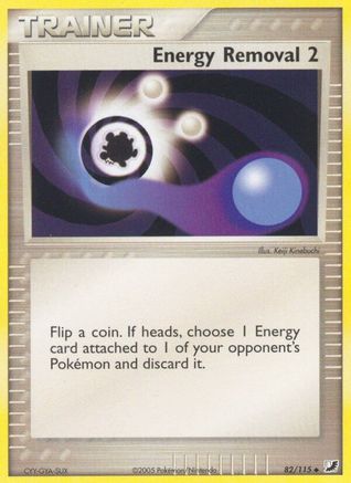 Energy Removal 2 082 - Unseen Forces - Reverse Holofoil