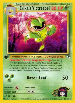 Erika's Victreebel 026/132 - Gym Heroes 1st Edition