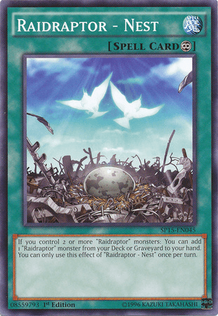 Raidraptor - Nest [SP15-EN045] Common - Josh's Cards