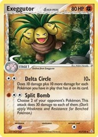 Exeggutor (Delta Species) 041/110 - Holon Phantoms Reverse Holofoil