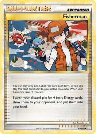 Fisherman 092/123 - HeartGold SoulSilver