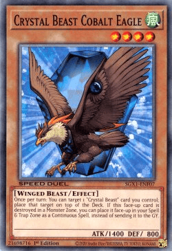 Crystal Beast Cobalt Eagle [SGX1-ENF07] Common - Josh's Cards