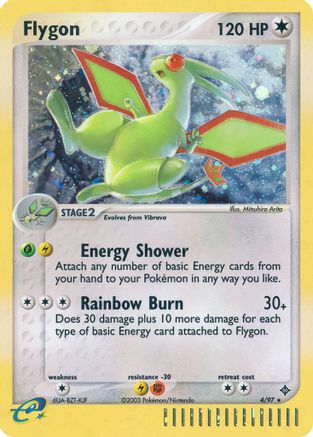 Flygon 004/097 - Dragon Reverse Holofoil