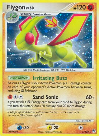 Flygon 005/132 - Secret Wonders Holofoil