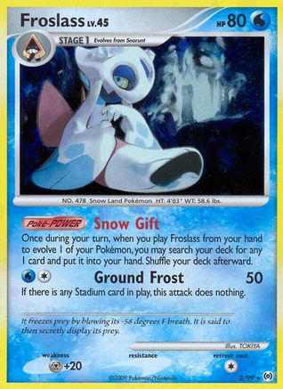 Froslass 002/99 - Arceus Reverse Holofoil