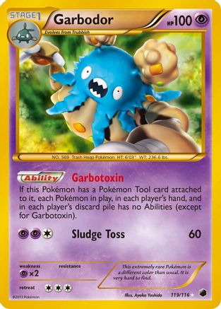 Garbodor (Secret Rare) 119/116 - Plasma Freeze Holofoil