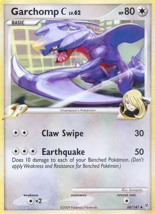 Pokemon: Garchomp C Reverse Holo Supreme Victors 60/147 - Light Play