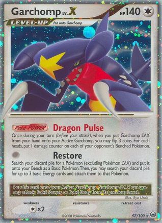 Garchomp LV.X 097/100 - Majestic Dawn Holofoil