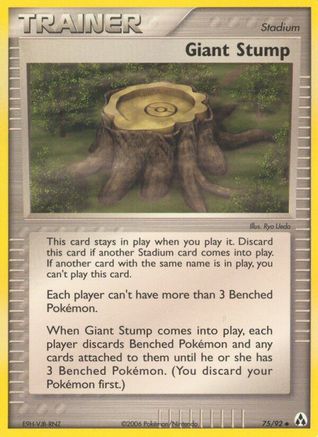 Giant Stump 075/92 - Legend Maker Reverse Holofoil