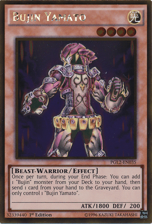 Bujin Yamato [PGL2-EN035] Gold Rare - Josh's Cards