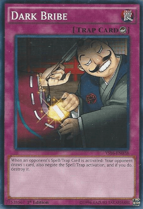 Dark Bribe [YS16-EN038] Common - Josh's Cards