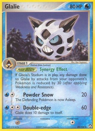 Glalie 030/108 - Power Keepers Reverse Holofoil