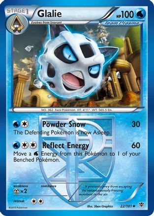 Glalie (Team Plasma) 022/101 - Plasma Blast