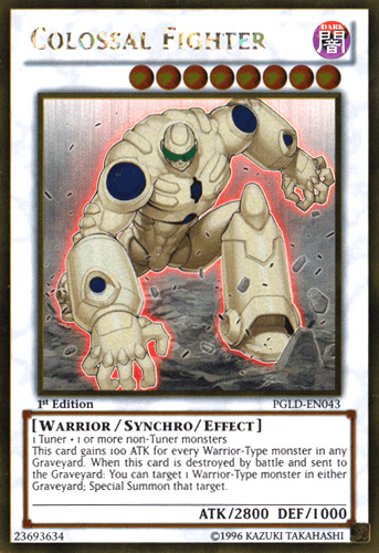 Colossal Fighter [PGLD-EN043] Gold Rare - Josh's Cards