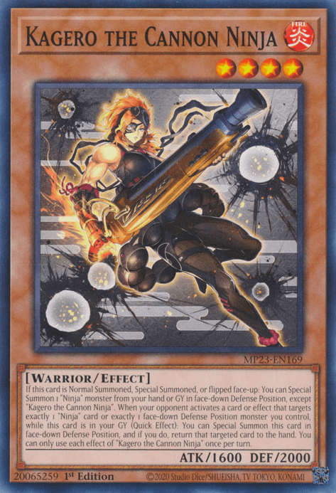 Kagero the Cannon Ninja [MP23-EN169] Common - Josh's Cards