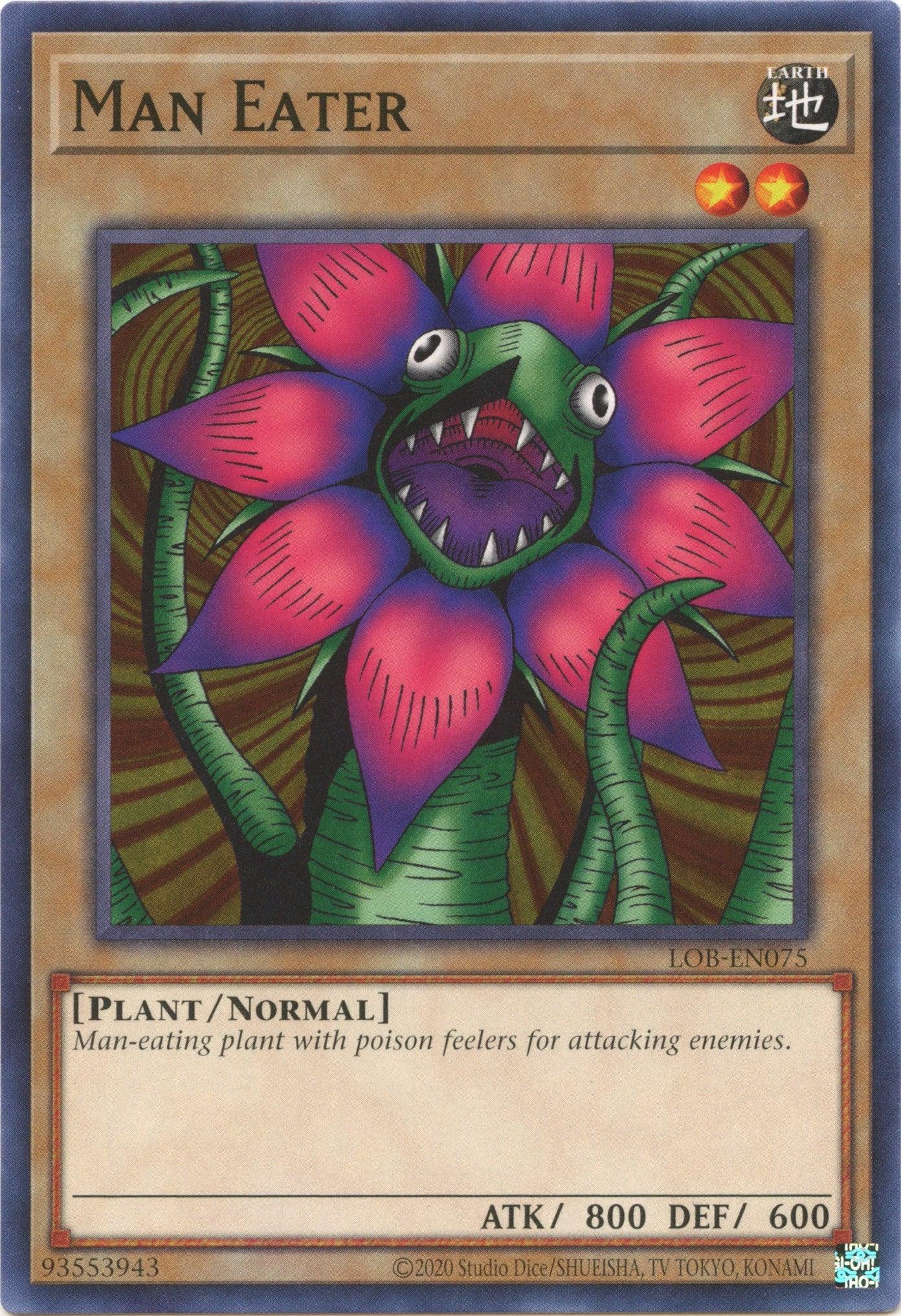 Man Eater (25th Anniversary) [LOB-EN075] Common - Josh's Cards