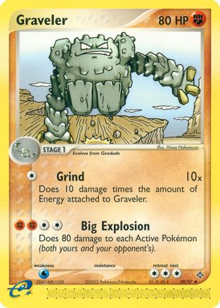 Graveler 029/097 - Dragon Reverse Holofoil