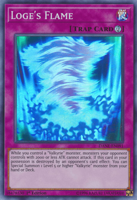 Loge's Flame [DANE-EN091] Super Rare - Josh's Cards