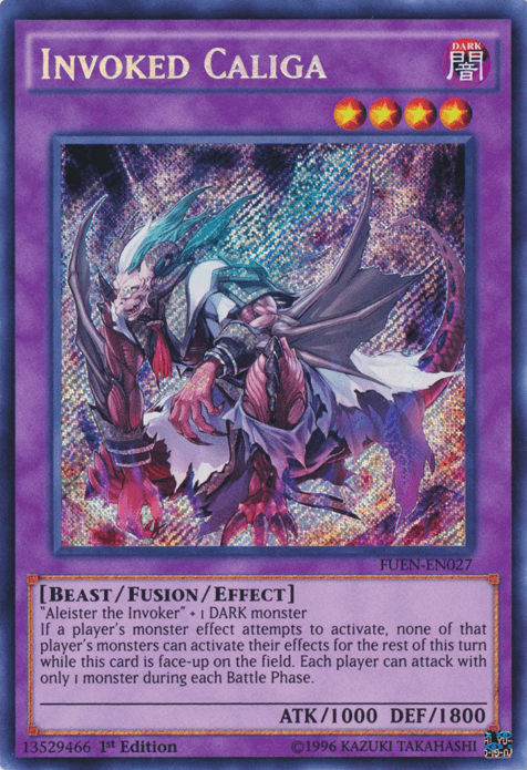 Invoked Caliga [FUEN-EN027] Secret Rare - Josh's Cards