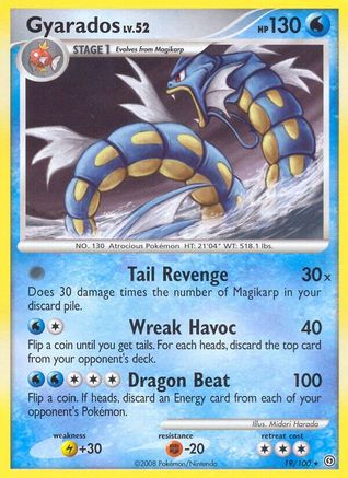 Gyarados 019/100 - Stormfront Reverse Holofoil