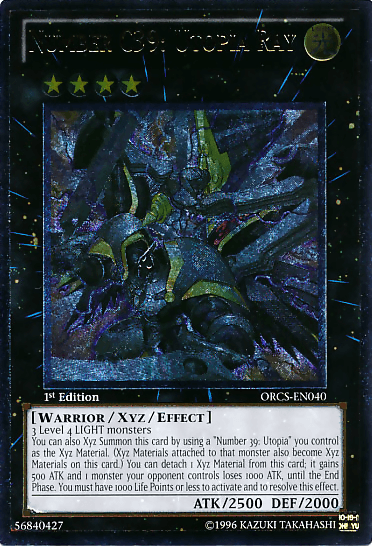 Number C39: Utopia Ray [ORCS-EN040] Ultimate Rare - Josh's Cards