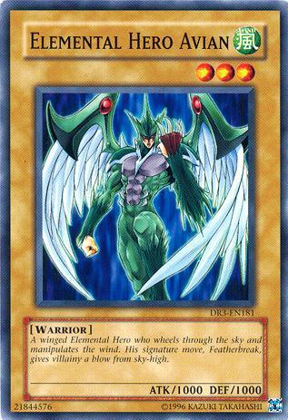 Elemental Hero Avian [DR3-EN181] Common - Josh's Cards