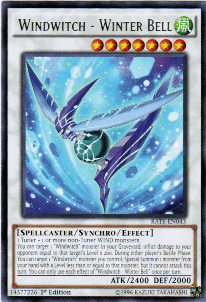 Windwitch - Winter Bell [RATE-EN043] Rare - Josh's Cards