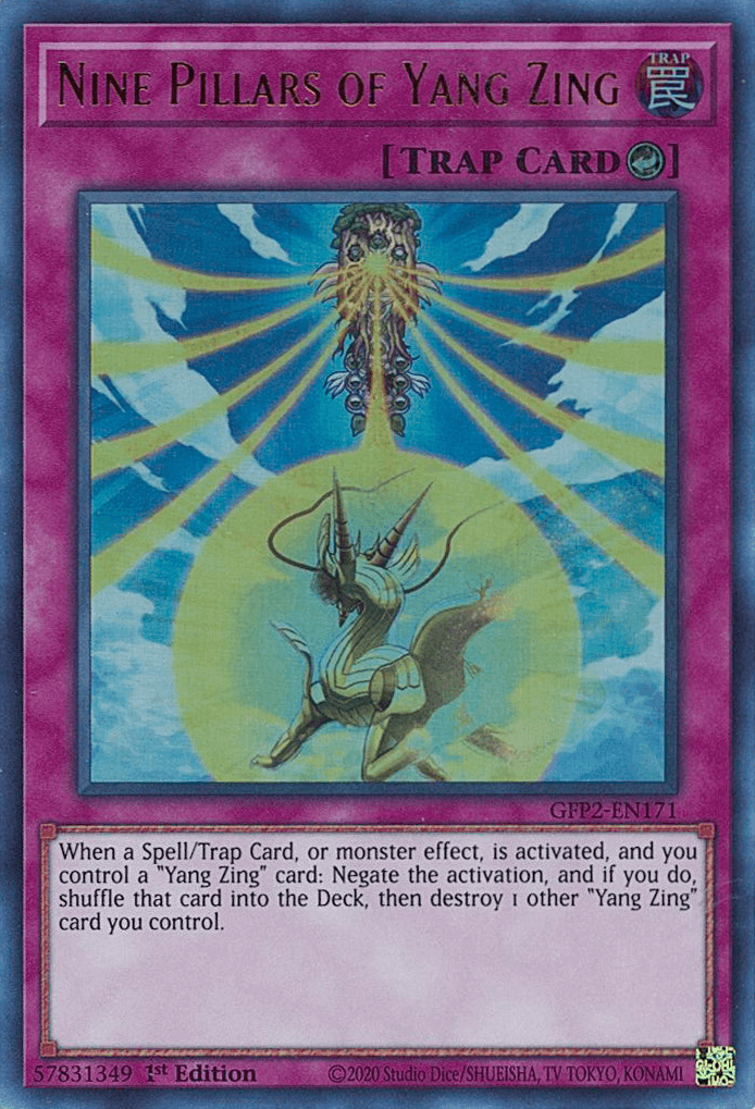 Nine Pillars of Yang Zing [GFP2-EN171] Ultra Rare - Josh's Cards