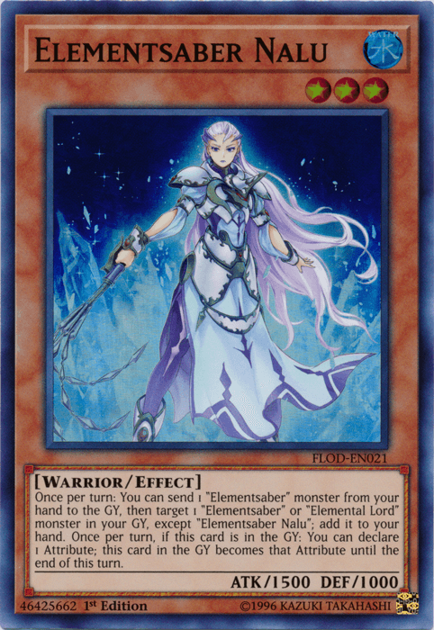 Elementsaber Nalu [FLOD-EN021] Super Rare - Josh's Cards