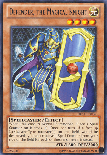 Defender, the Magical Knight (Purple) [DL14-EN006] Rare - Josh's Cards